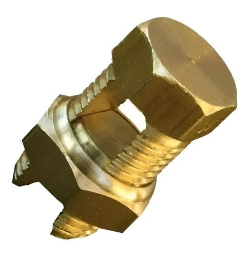 Kit com 15 unidades - Kit15 Conector Parafuso Fendido Emenda Cabos Split Bolt 16mm